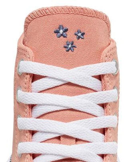 Converse Gray Chuck Taylor All Star Move Platform Petite Petals Canvas For