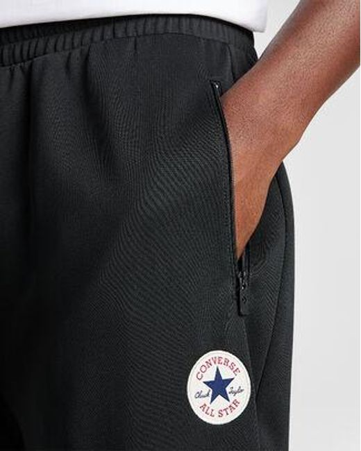 Converse Black Retro Track Pants Polyester For for men