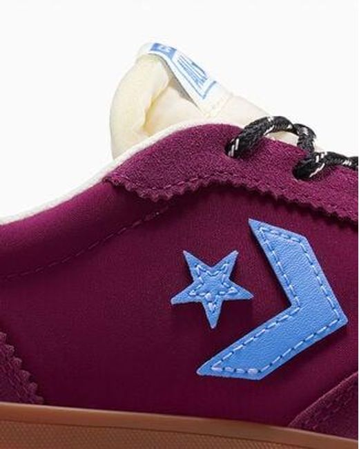 Converse Purple Run Star Trainer Suede