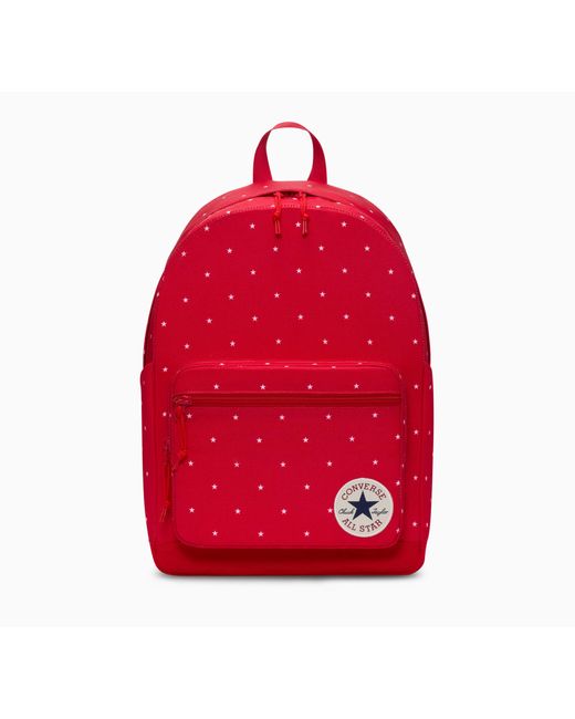 Converse Patterned Go 2 Rucksack Red