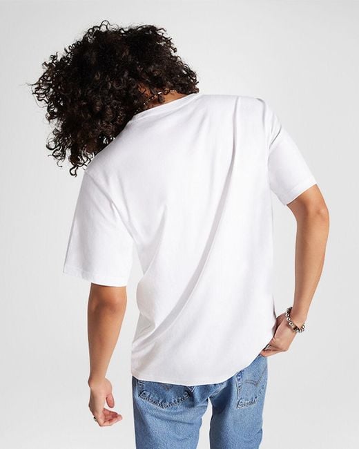 Converse White Distorted Patch T-shirt for men