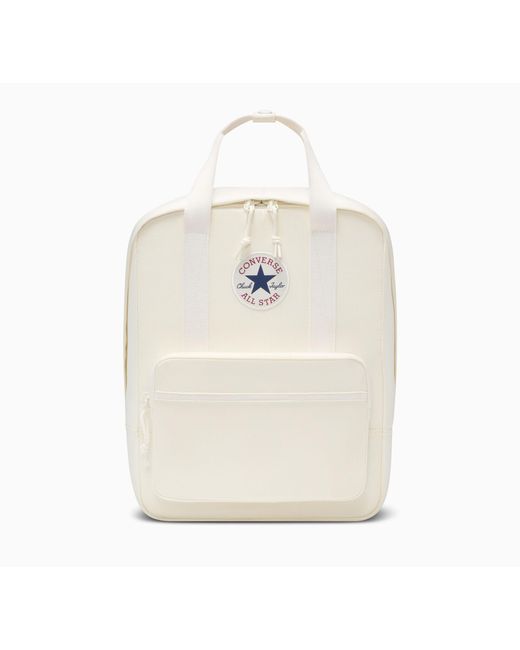 Converse White Small Square Backpack Grey