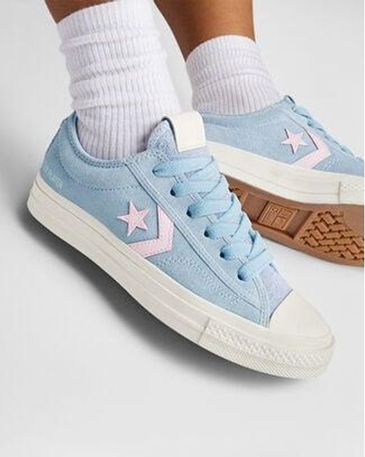 Converse Blue Star Player 76 Suede