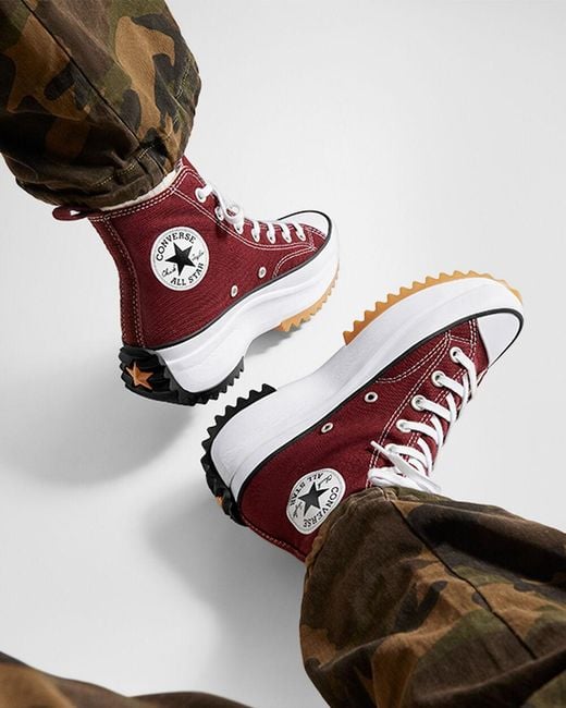 Converse run star hike platform sneaker deals