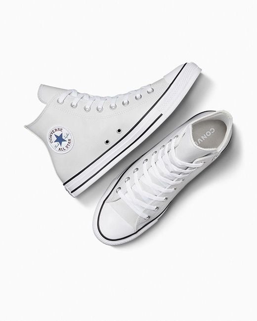 Converse White Chuck Taylor All Star Faux Leather