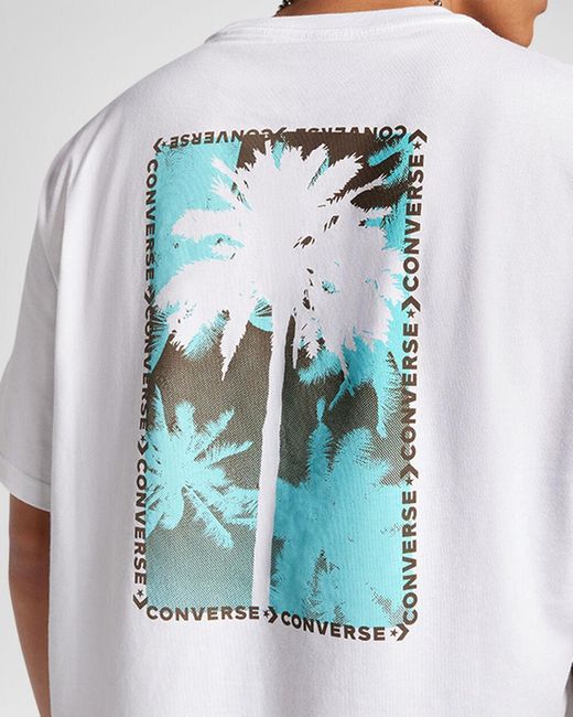 Converse White Palm Tree T-shirt for men