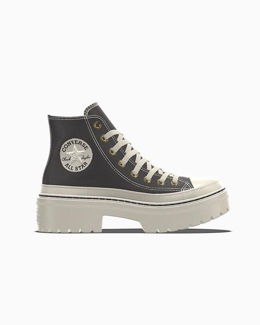 Converse Multicolor Custom Chuck Taylor All Star Lugged Heel Platform Leather By You