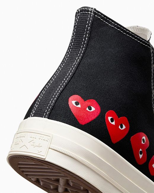 Converse Blue X Comme Des Garçons Play Chuck 70 Multi Heart