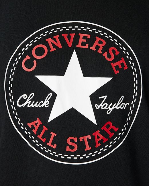 Converse Black Go-to All Star Patch Standard-fit T-shirt