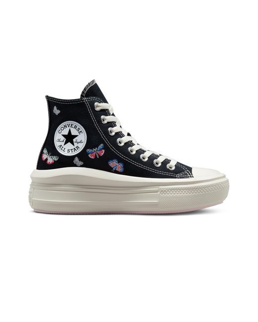 Converse Chuck Taylor All Star Move Platform Butterfly Wings in Blue | Lyst