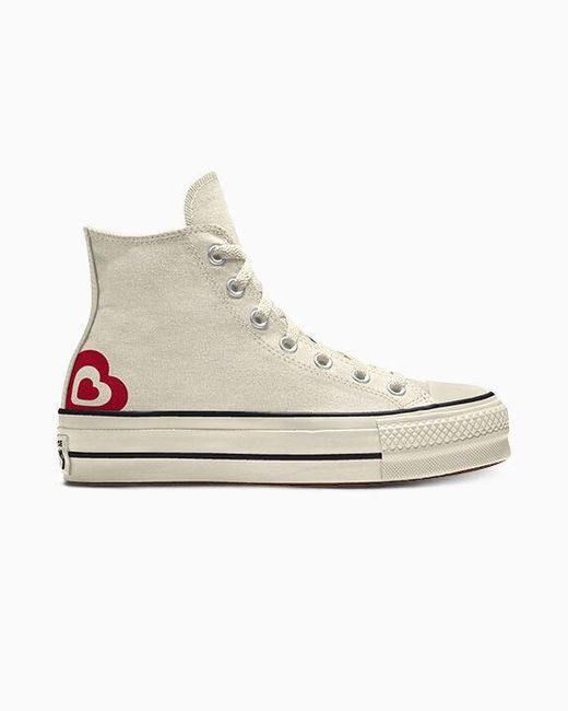 Platform White Custom Chuck Taylor All Star Lift Canvas By You