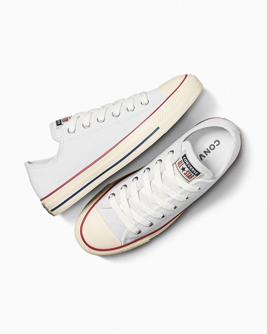 Converse White Chuck Taylor All Star Suede