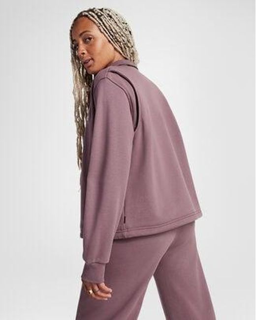 Converse Purple Andover French Terry Jacket Iconic Chuck Taylor Patch Graphic