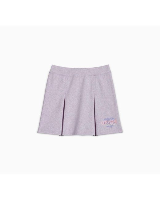 Converse Purple Pleated Skirt