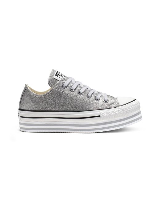 chuck taylor all star move platform glossy metal
