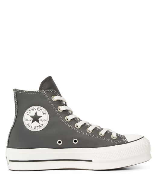 Converse White Chuck Taylor All Star Platform Leather High Top for men