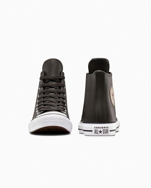 Converse Black Chuck Taylor All Star Leather for men