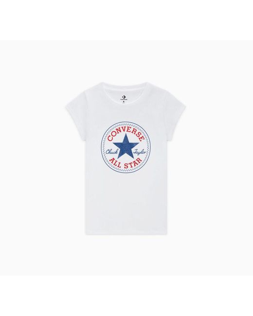 Chuck Taylor Patch T-Shirt Converse en coloris White