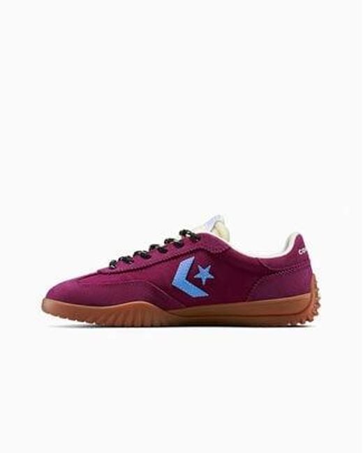 Converse Purple Run Star Trainer Suede