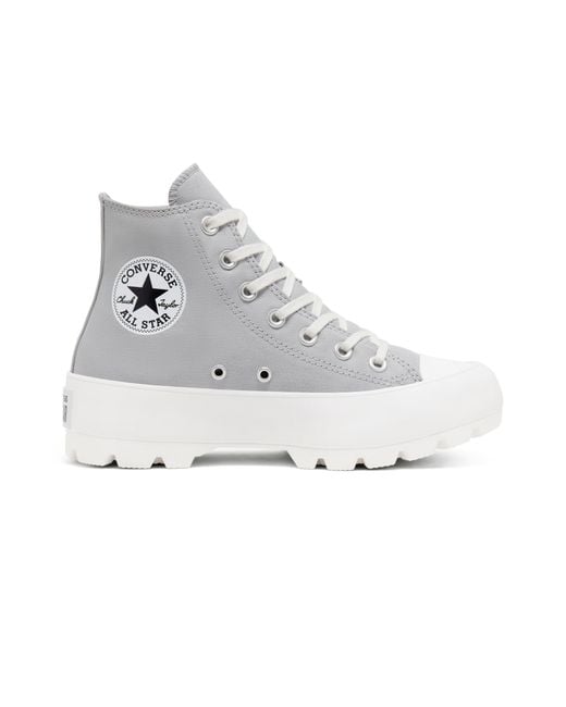 Converse Lugged Seasonal Color Chuck Taylor All Star in Gray | Lyst
