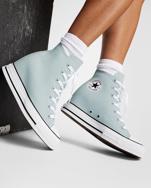 Converse Blue Chuck Taylor All Star Wedge Platform