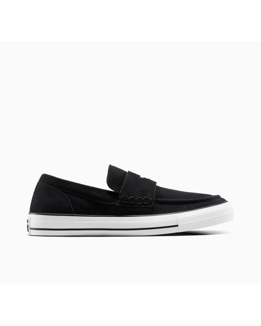 Converse Black Chuck taylor all star loafer white