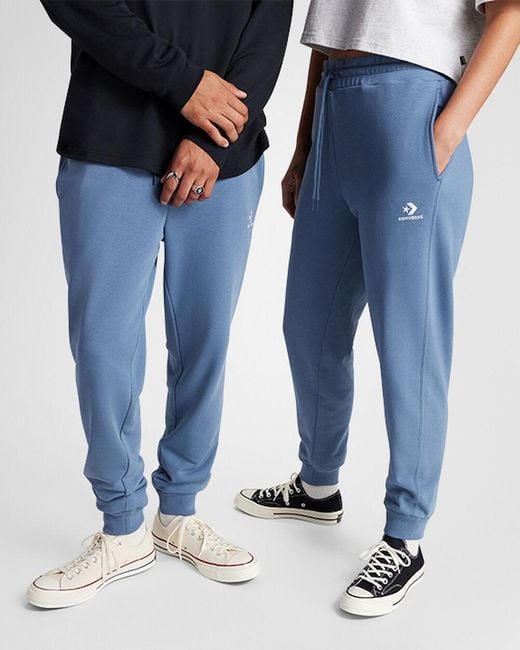 Converse Blue Go-To Embroidered Star Chevron Standard-Fit Sweatpant