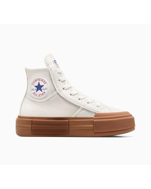 Converse White Chuck Taylor All Star Cruise Suede