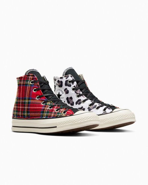 Converse Blue Chuck 70 Cheetah & Tartan