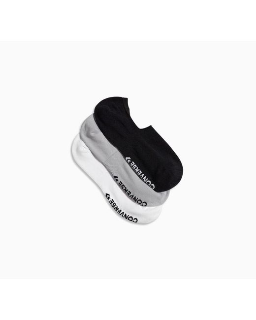 Converse Black 2-Pack Star Chevron No-Show Socks for men