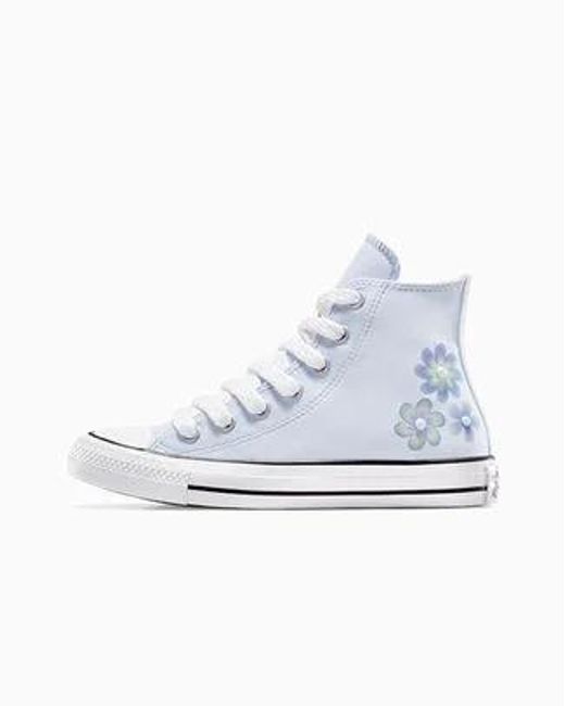 Converse White Chuck Taylor All Star Gradient Flowers Canvas For