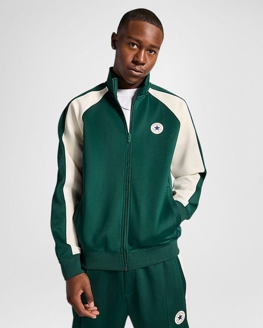 Converse Retro Track Jacket in Green for Men Lyst UK