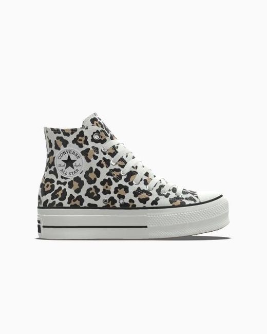 Converse White Custom Chuck Taylor All Star Lift Platform By You