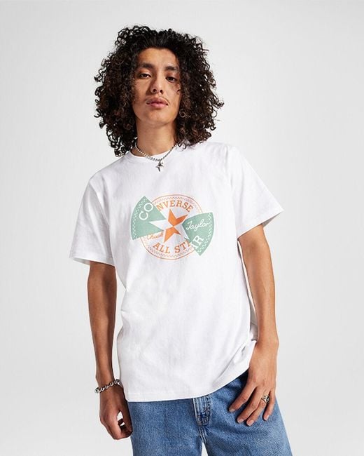 Converse White Distorted Patch T-shirt for men