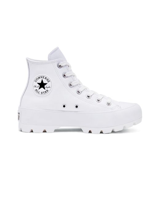 Converse Lugged Leather Chuck Taylor All Star in White - Lyst