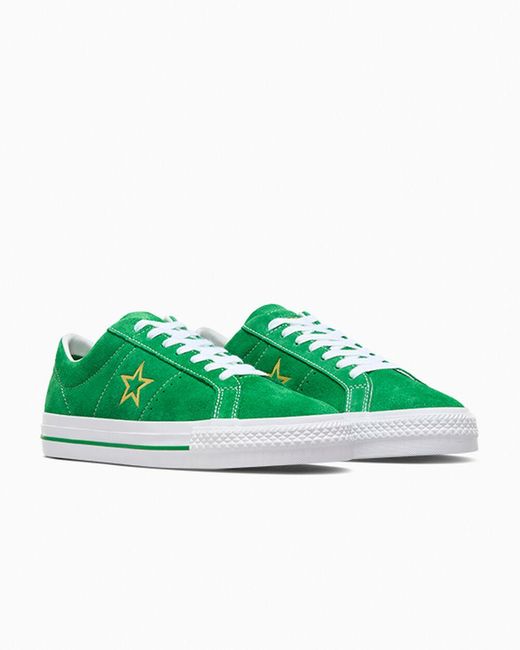 Converse Green One Star Pro Suede