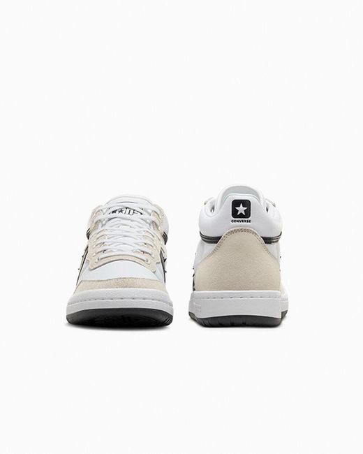 Converse White Cons Fastbreak Pro Leather & Suede