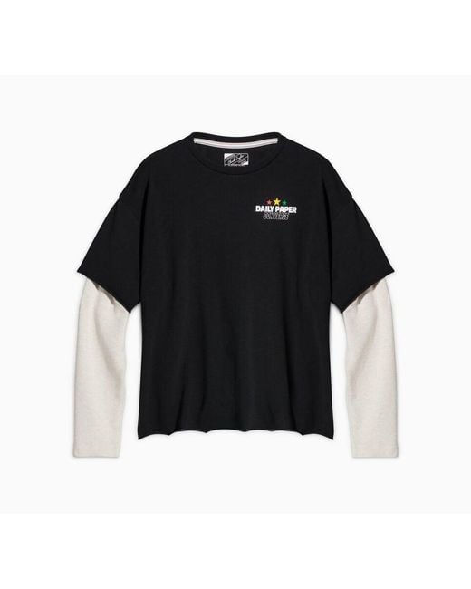 Converse Black X Daily Paper Thermal T-Shirt