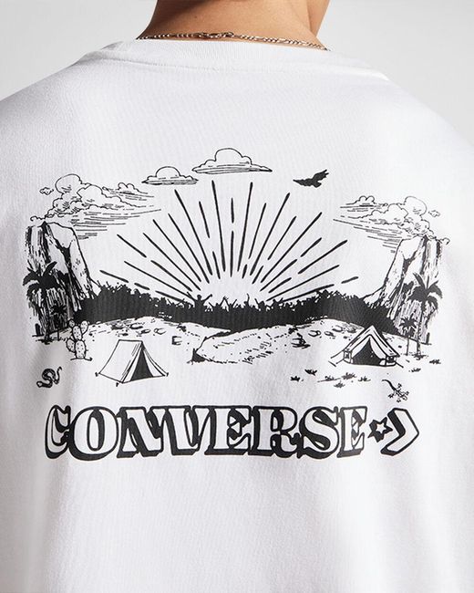 Converse White Desert Festival T-shirt
