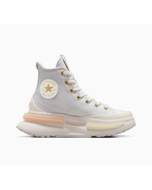 Converse Run Star Legacy Cx Platform Floral Embroidery in Grey Lyst UK