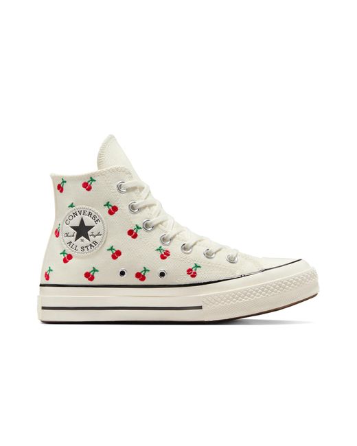 Converse White Chuck 70 Cherries Canvas For
