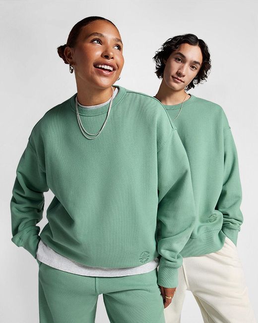 Converse Green Gold Standard Crew Sweatshirt