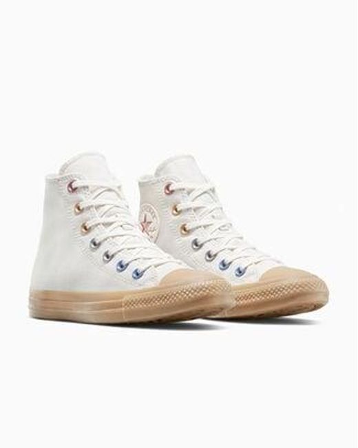 Converse White Chuck Taylor All Star Double Patch Canvas For