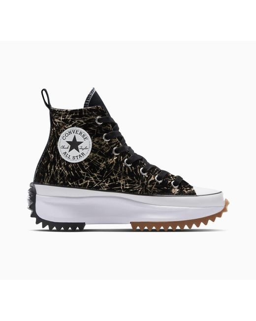 Converse Run Star Hike Canvas Velvet in Schwarz Lyst DE