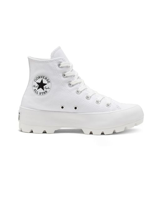 converse lugged low top white