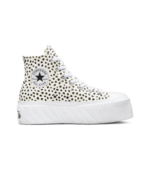 Womens Platform | CONVERSE Chuck Taylor All Star Lift 2X Platform Welcome To The Wild Egret 