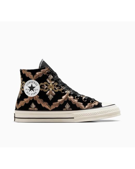 Converse Black Chuck 70 Ltd Velvet & Flowers for men