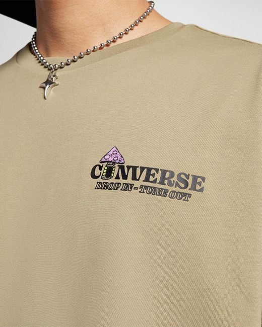 Converse Green Mushroom Cottage T-shirt