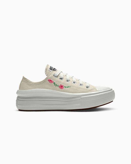 Converse White Custom Chuck Taylor All Star Move Platform By You