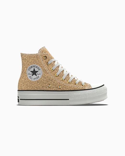Metallic Glitter Converse All Star Lift Glitter Converse Chuck